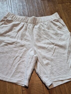 Light Beige Textured Casual Nike Shorts